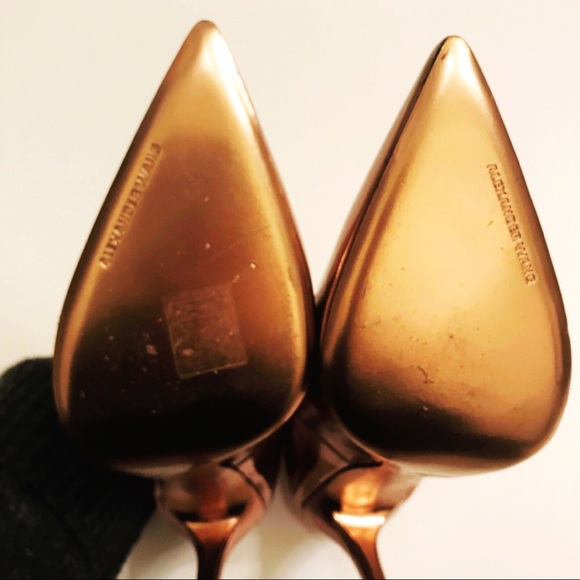 Alexander Wang Metallic Rose Gold Tia Pumps - Picture 8 of 10